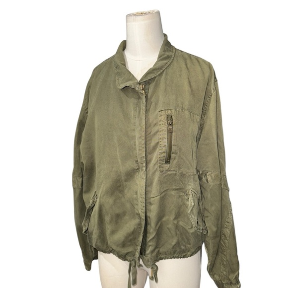 YOUNG FABOUS & BROKE | Clara Boho in Military Olive Green Jacket In Medium Size - Picture 2 of 8